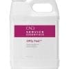 A white plastic jug labeled "CND Offly Fast 32oz" with a pink label, containing 946 ml (32 oz) of product.