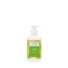 A bottle of CND Lotion 8.3oz Single, with a pump dispenser, featuring a citrus and green tea label, isolated on a white background.