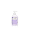 A bottle of CND Lotion 8.3oz Single with a pump dispenser, featuring a lavender label, isolated on a white background.