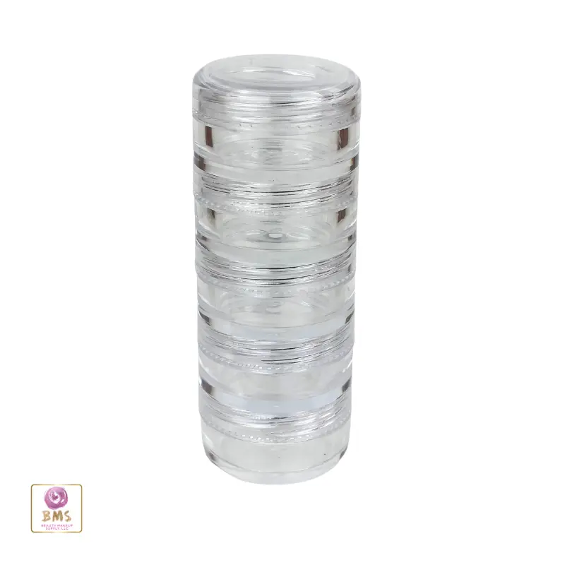 5pcs Set Plastic Stackable jar