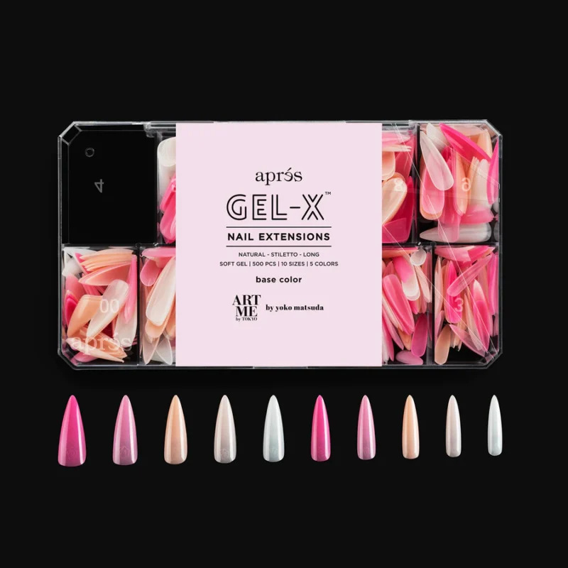 Apres GEL-X Tips Base Color 500pcs NATURAL