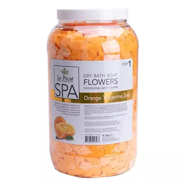 Flower Soap Orange Tangerine Zest Single