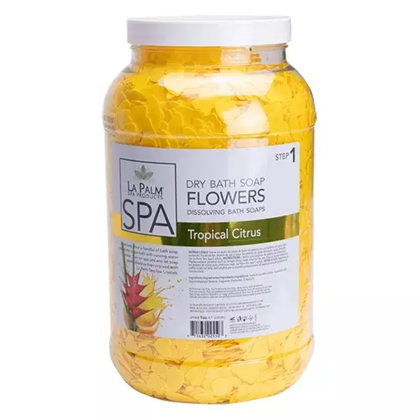 Flower Soap Tropical Citrus Single