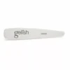 A white Gelish nail file with the text "Gelish 240/240" printed on it. This rectangular file features rounded edges, resembling the design and functionality of the Harmony Wood File 240/240 (100pcs).