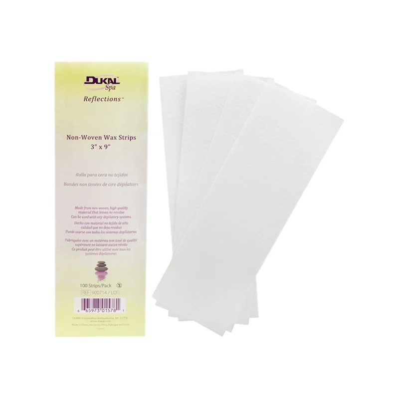 Non-Woven Wax Strips 3" x 9"