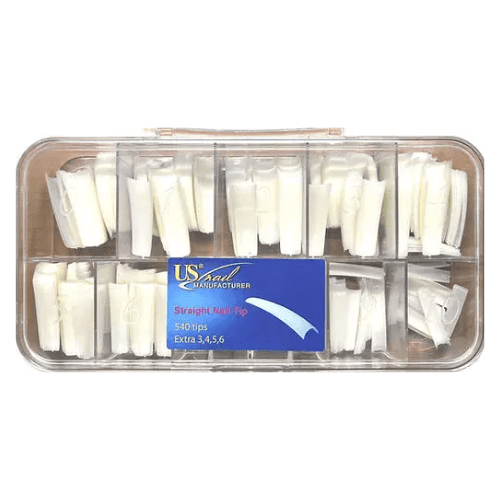 USN Natural Straight Nail Tip Box (540 tips)