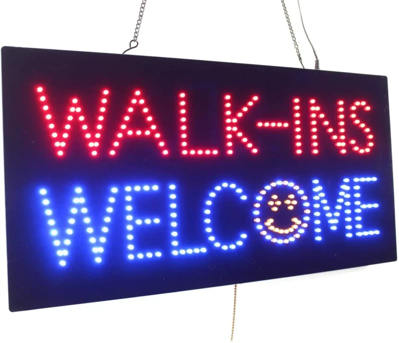 LED Sign Walk-In Welcome