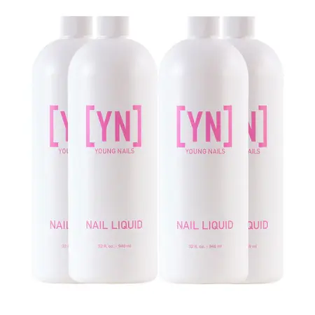 YOUNG NAILS Acrylic Liquid (4 Bottles 32oz/case)