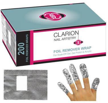 Clarion Nail Remover Foil Wrap (200pcs)