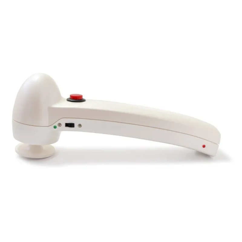 A white handheld electric Callus Pro (Cordless) massager on a white surface.