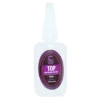 A white plastic bottle labeled "Top Professional Use Only" with a purple oval and white cap, containing Chisel Dip Essentials 0.5oz.