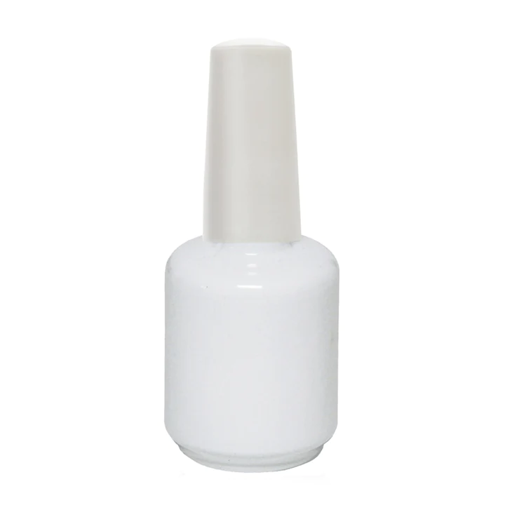 0.5 Empty White/ Black Gel Bottle