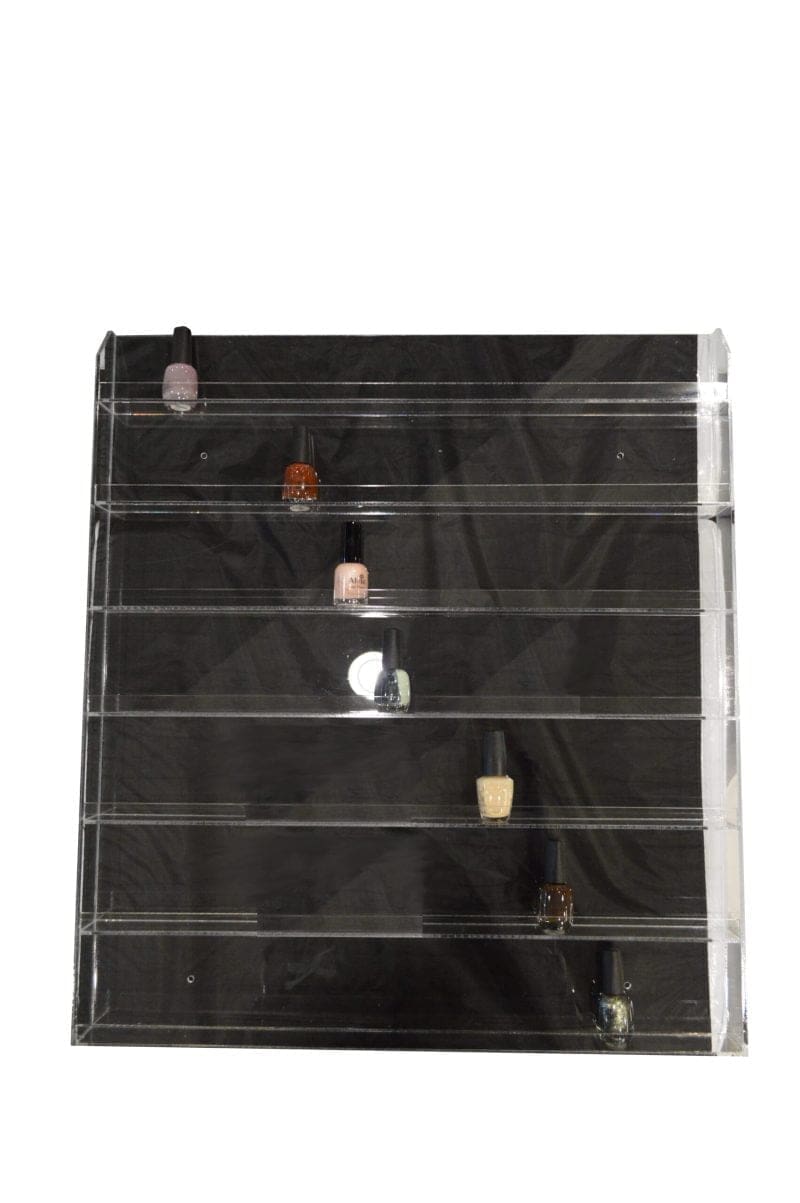 Clear Wall Polish Rack Display Hold 184