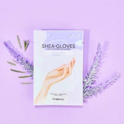 AvryBeauty Shea Butter Lavender Gloves Single