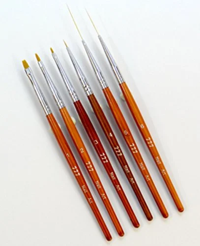 777 Nail Art Brush 6pcs