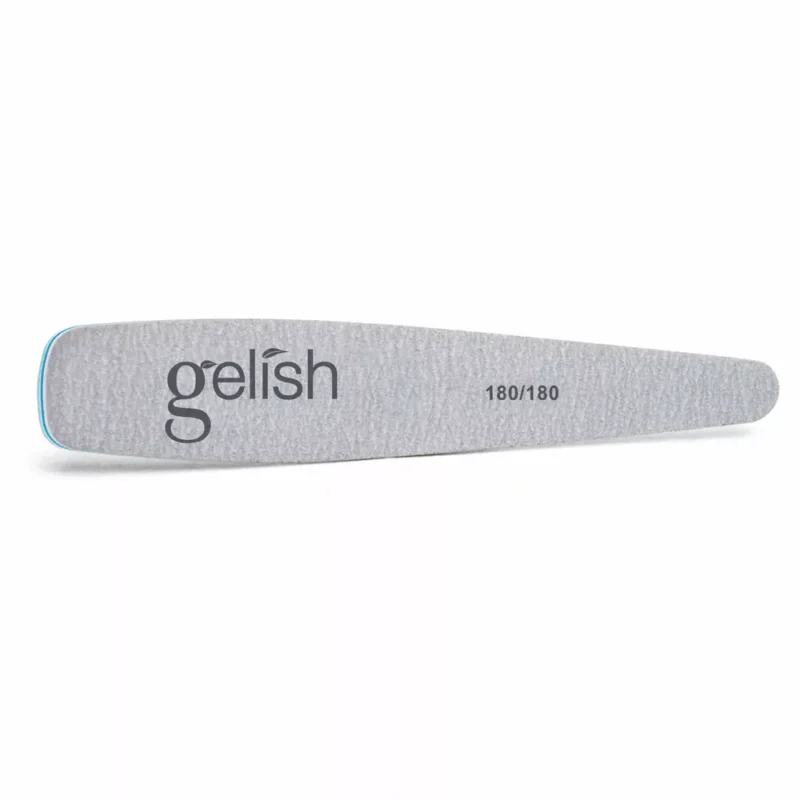 A 180/180 Grit File Gelish Harmony designed for smoothing and shaping nails is available in a 25pcs pack.