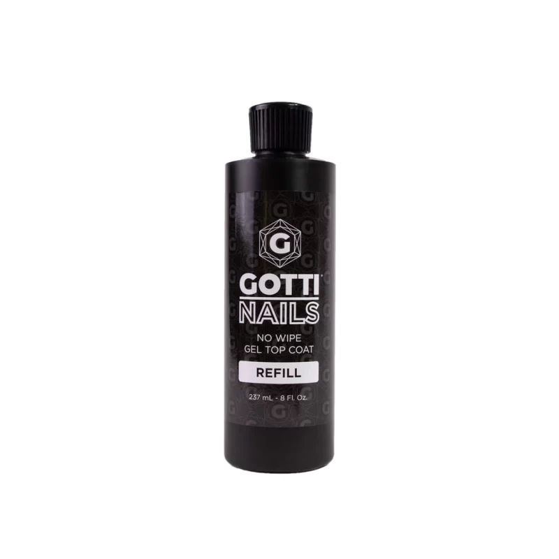 GOTTI No Wipe Gel Top Coat 8oz Refill