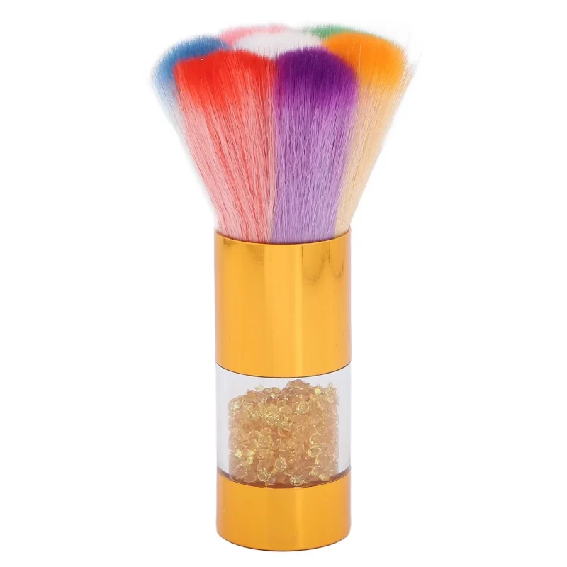 Color Make Up Brush For Nail Duster Silver or Gold