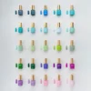 A collection of apres Gel Color 0.5oz nail polishes in various shades.