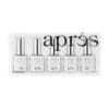 Apris Heavenly Top Gel Coat Set of 6 nail polishes in a white box.