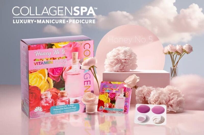 Collagen Spa 4 Step Pedi Tray - 24 Trays/Box