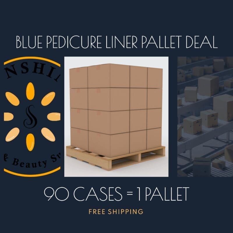 Cre8tion Disposable Pedicure Liner Pallet Deal 90 cases.