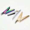 A pair of KYE Premium Nail Tip Cutters with a rainbow colored handle.