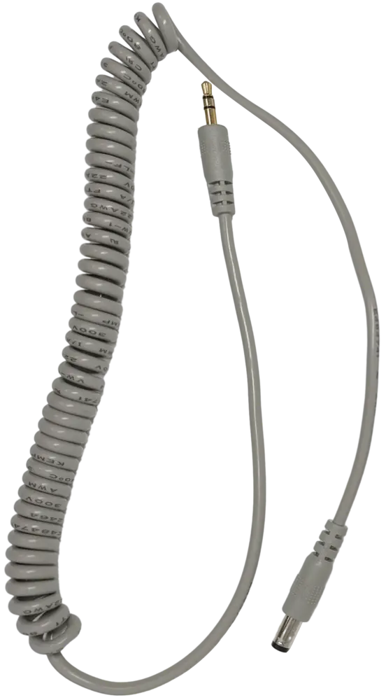 A grey coiled cord with a Coreless Handpiece Nail Drill (Compatible with UP200, ManiPro, & Pro Power 20K) TP-339 attached to it.