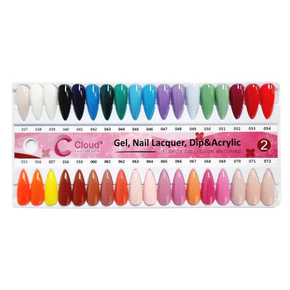 A Cloud Trio (Dip, Gel & Polish) box of gel nail polish in a variety of colors.