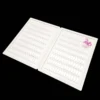 A white tray with a number on it, serving as an Acrylic Nail Art Color Chart Display Book.