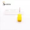 A KYE Premium Bit Small Cone 3.1mm with a yellow protective cap and its packaging labelled "sunshine nail & beauty supply.