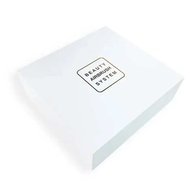 A white product box labeled "Portable Mini Airbrush System" on an isolated background.