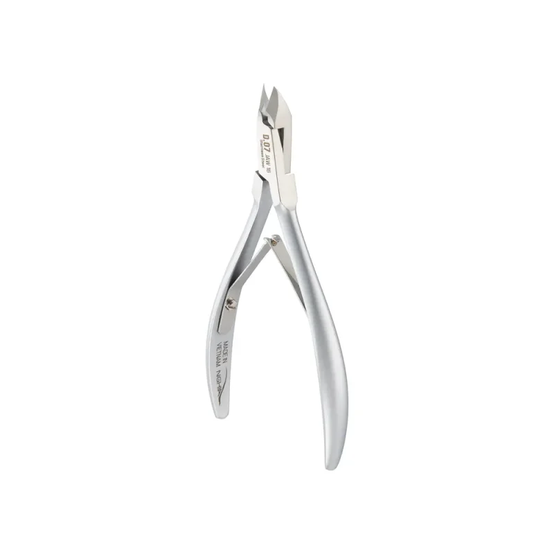 NGHIA Cuticle Nipper (D-07/C-07) Box of 10pcs stainless steel nail clippers isolated on a white background.