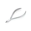 Stainless steel NGHIA Cuticle Nipper (D-506/C-114) Box of 10pcs Full Jaw with curved handles lying open on a white background.