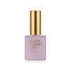 A bottle of Apres Light & Shadow Sheer Gel Collection 10ml nail polish in the shade "Purple Moon," featuring a gold cap and a lavender-colored bottle.