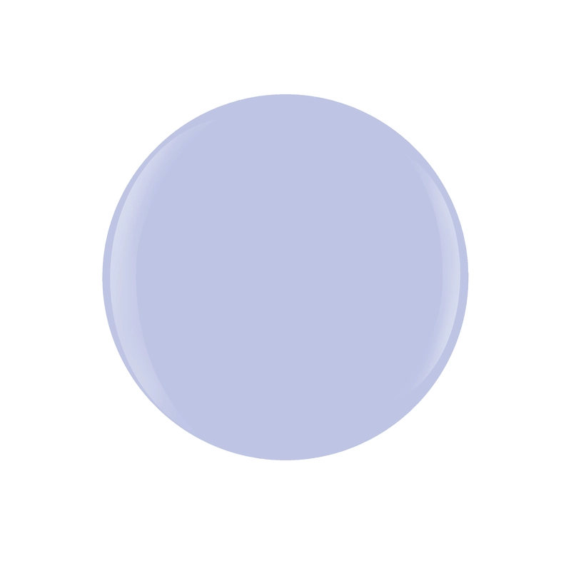 Solid lavender circle on a white background, reminiscent of the soothing shades in the Gelish Solid Cream Gel Polish 6pc Palette - Pretty Pastels.