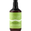 The Voesh Vegan Hand & Body Crème 28oz, with a pump dispenser and green packaging, is perfect for nourishing your skin.